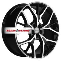 8*20 5*108 ET46 63,4 Khomen Wheels KHW2012 Black-FP (Tugella New)